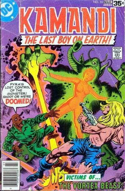 Kamandi, The Last Boy on Earth #55 cover