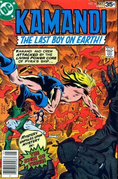 Kamandi, The Last Boy on Earth #56 cover