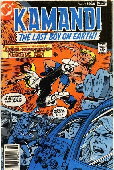 Kamandi, The Last Boy on Earth #58 cover