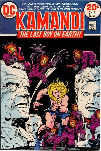 Kamandi, The Last Boy on Earth #8 cover