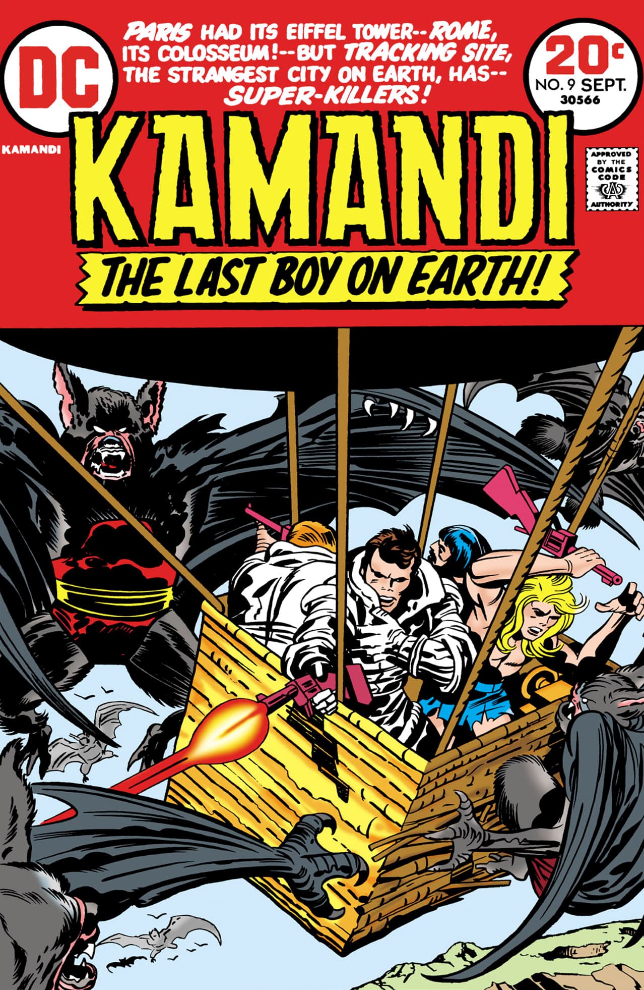 Kamandi, The Last Boy on Earth #9 cover