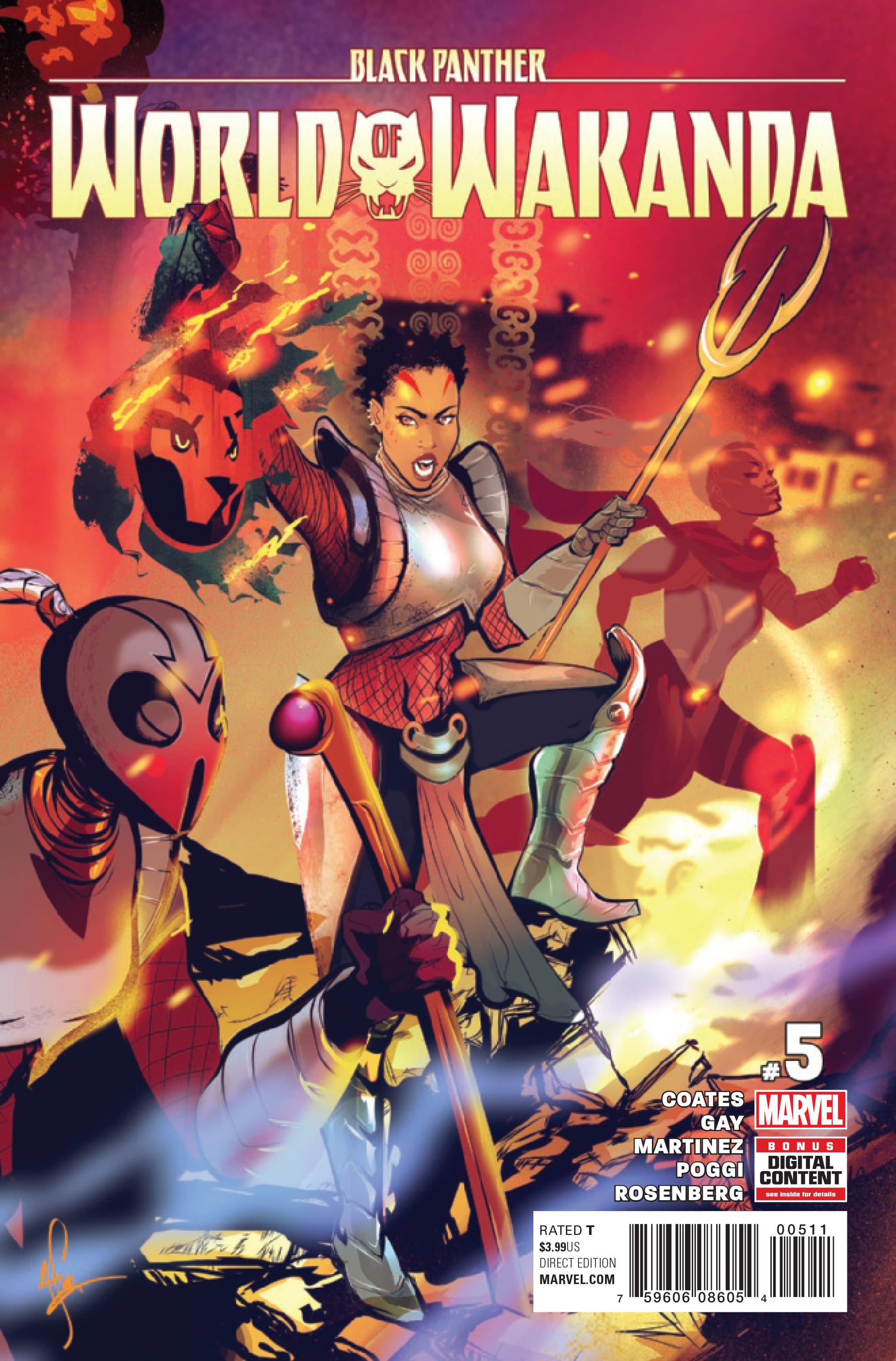 Black Panther: World of Wakanda #5 cover