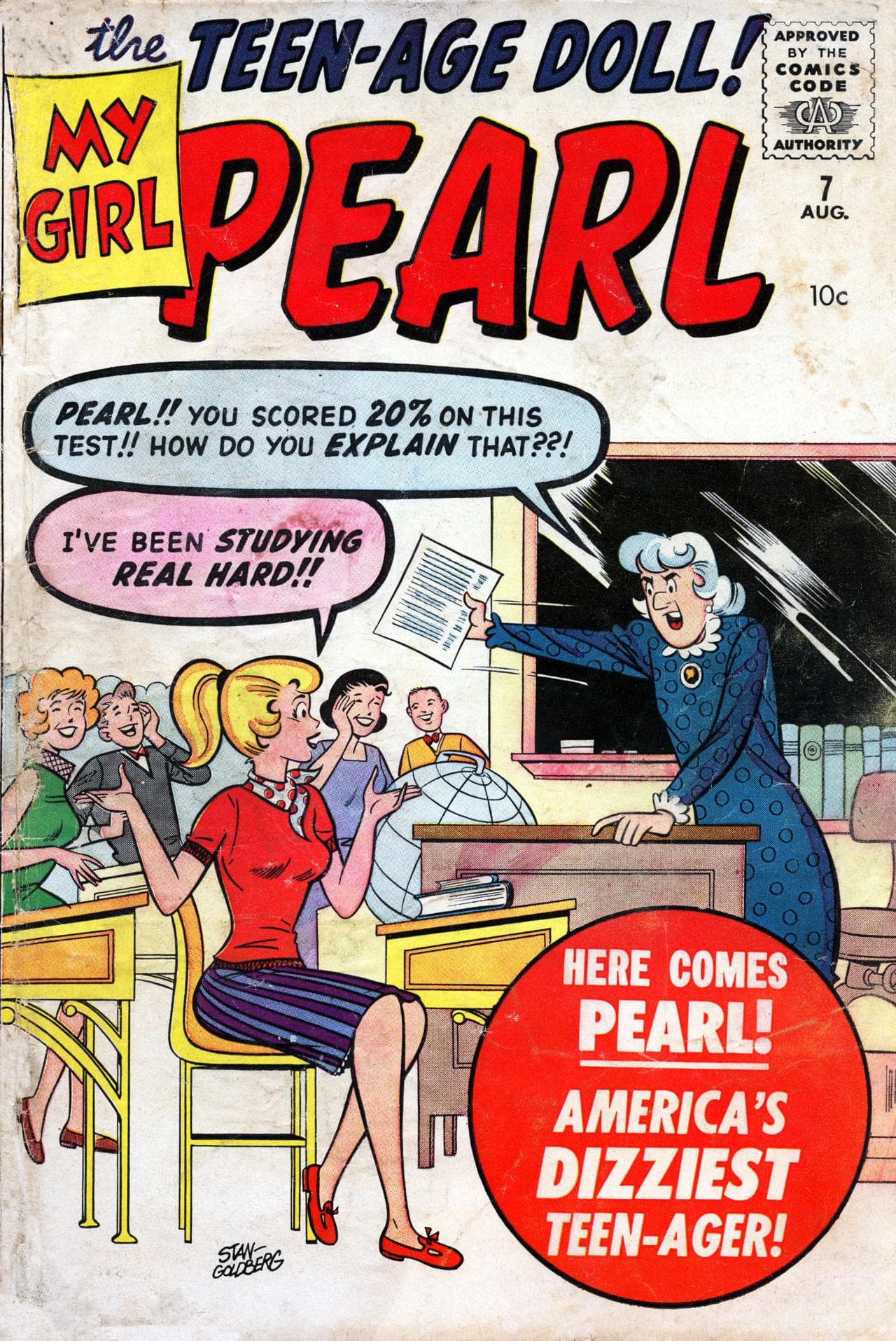 My Girl Pearl #7 cover