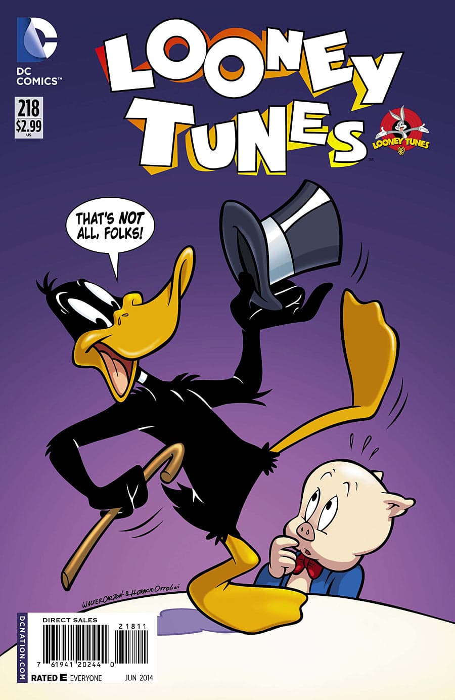 Looney Tunes #218 cover