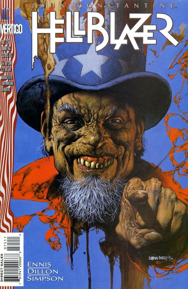 Hellblazer #75 cover