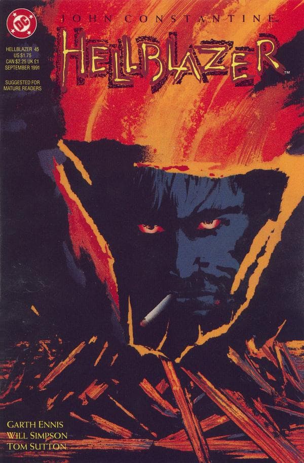 Hellblazer #45 cover
