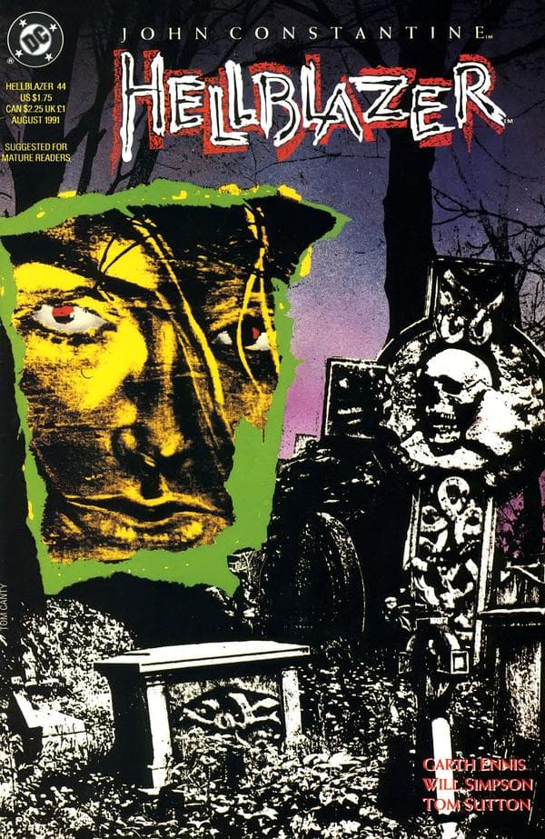 Hellblazer #44 cover