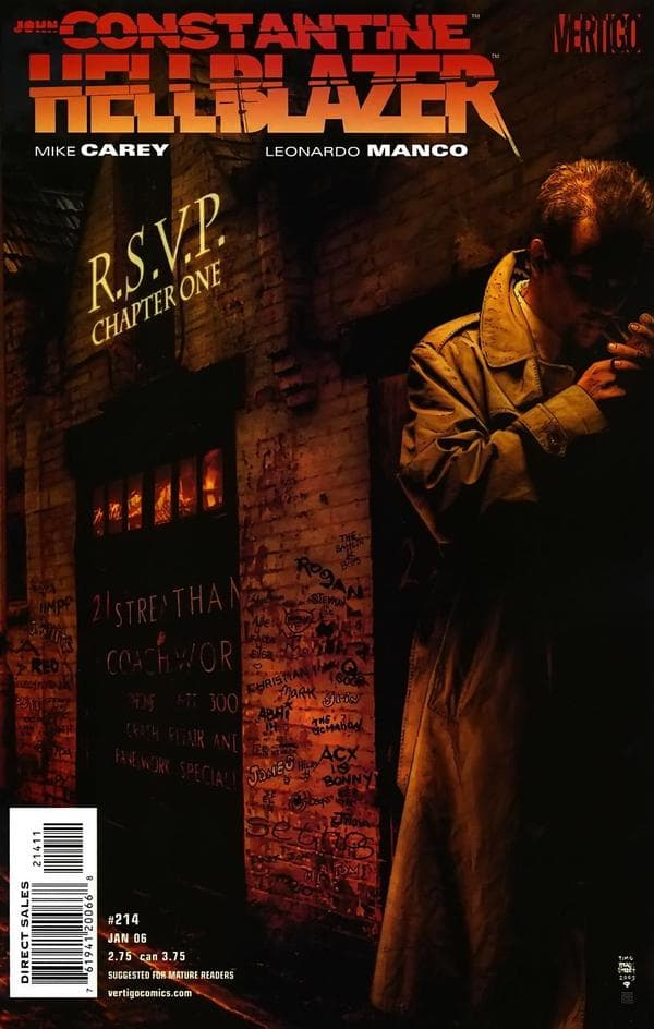 Hellblazer #214 cover