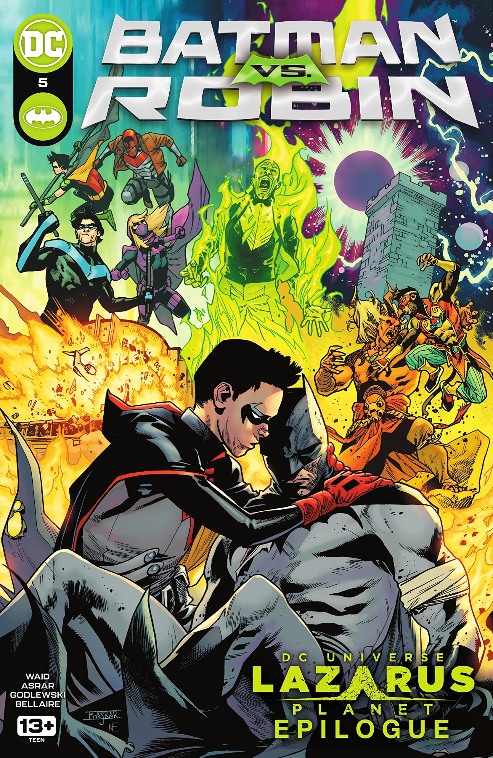 Batman vs. Robin #5 cover