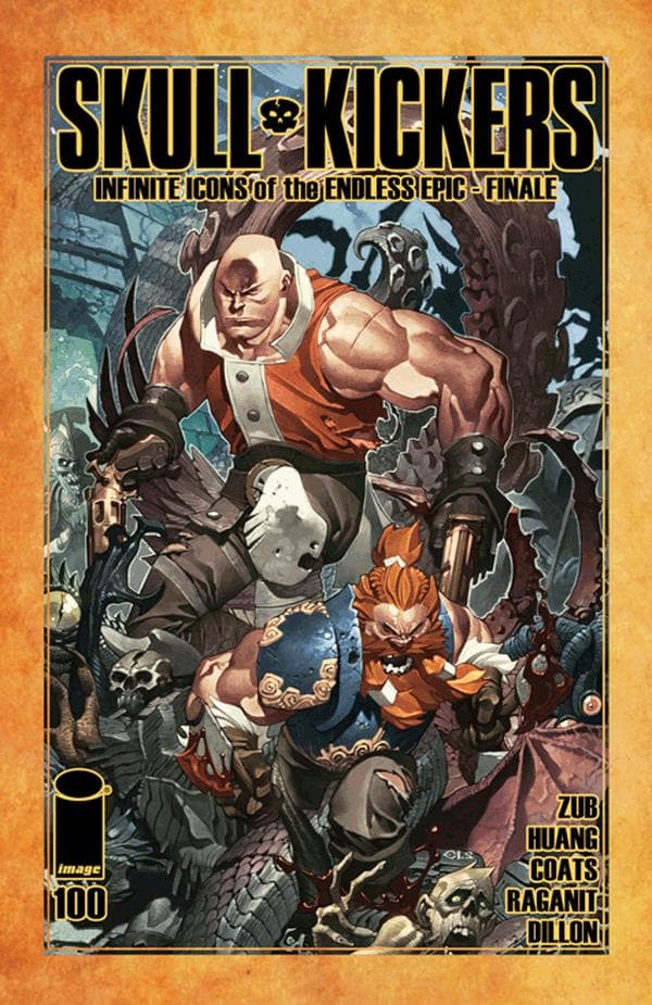 Skullkickers #100 cover