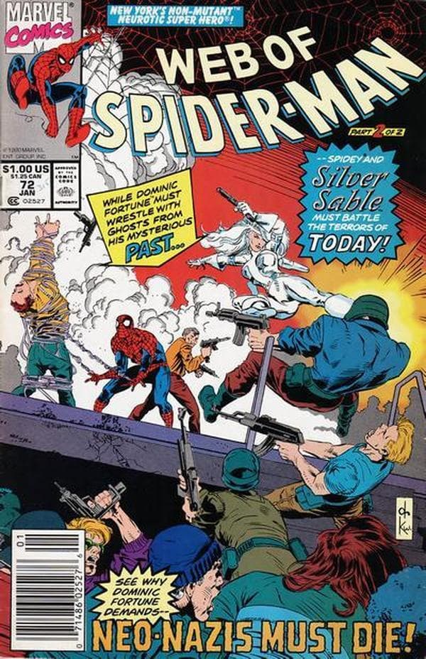 Web of Spider-Man #72 cover