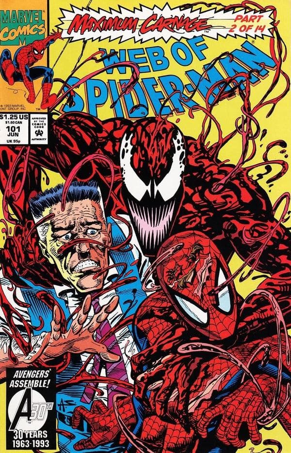 Web of Spider-Man #101 cover
