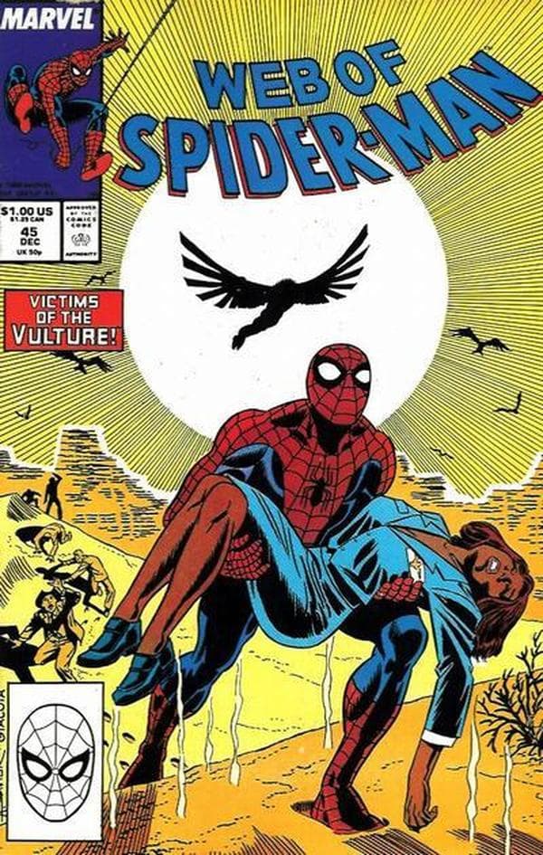 Web of Spider-Man #45 cover