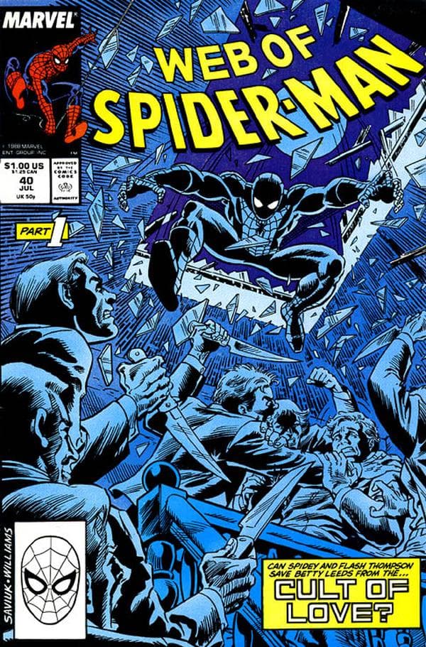 Web of Spider-Man #40 cover