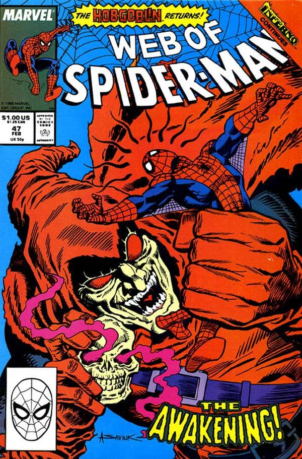 Web of Spider-Man #47 cover