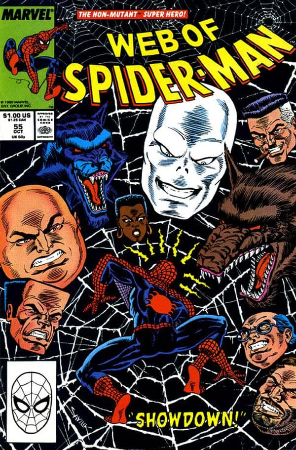 Web of Spider-Man #55 cover