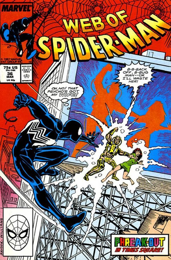 Web of Spider-Man #36 cover