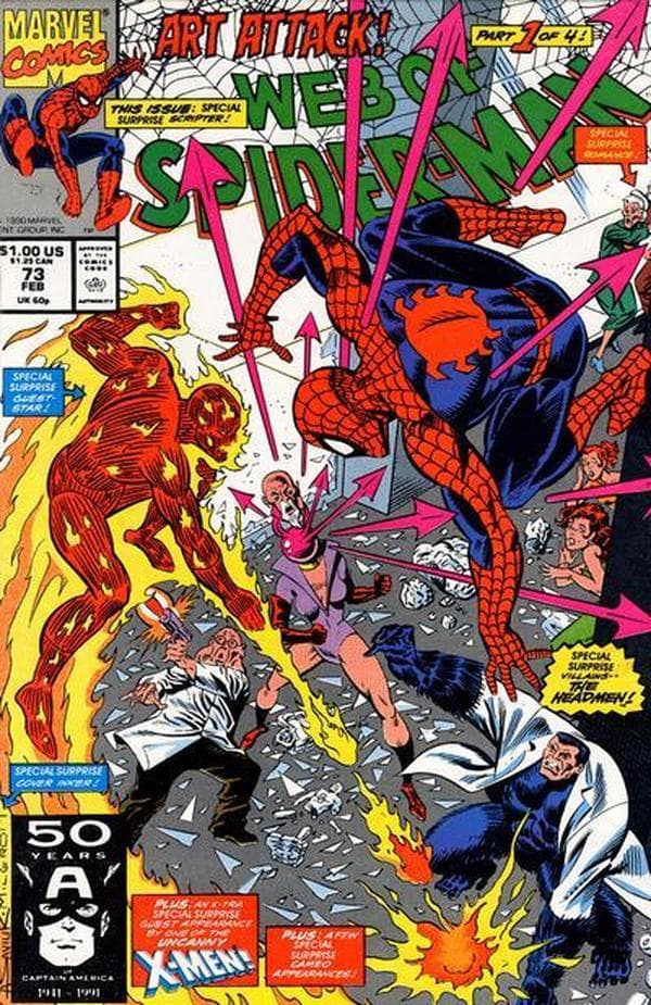 Web of Spider-Man #73 cover