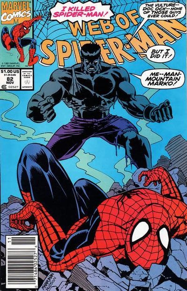 Web of Spider-Man #82 cover
