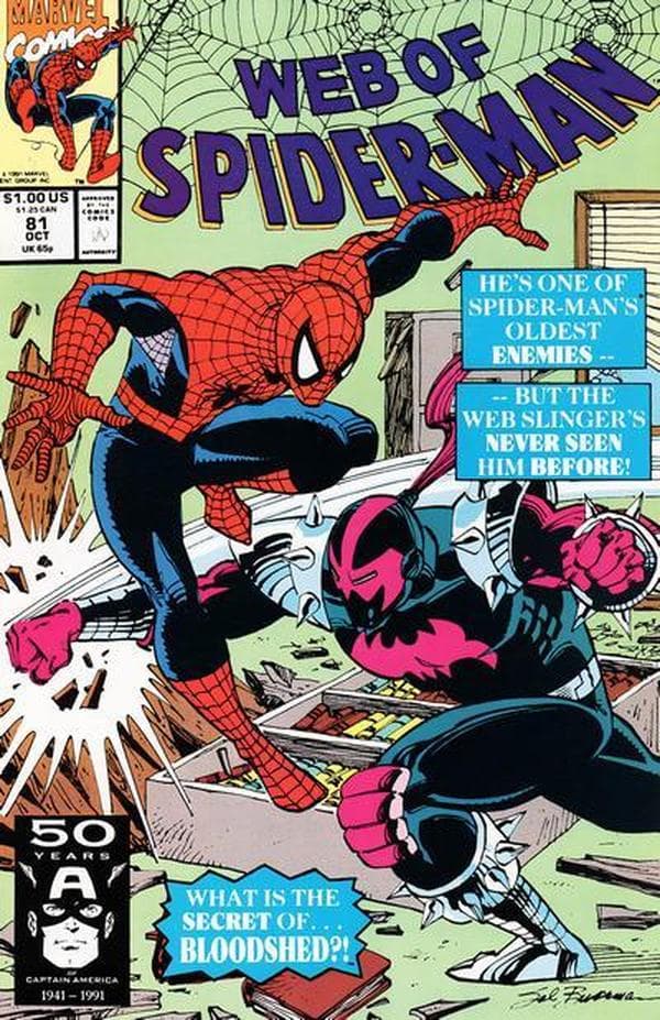 Web of Spider-Man #81 cover