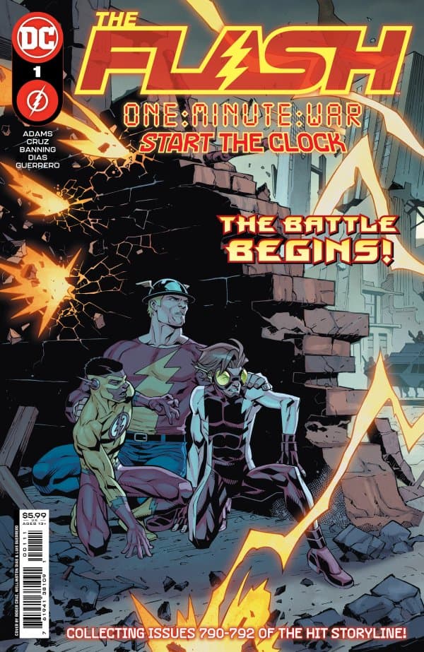 The Flash: One-Minute War: Start the Clock #1 cover