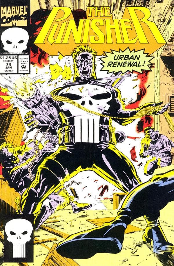 The Punisher #74 cover