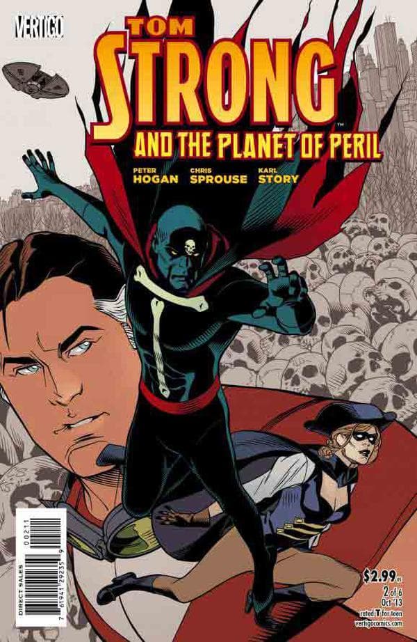 Tom Strong and the Planet of Peril #2 cover
