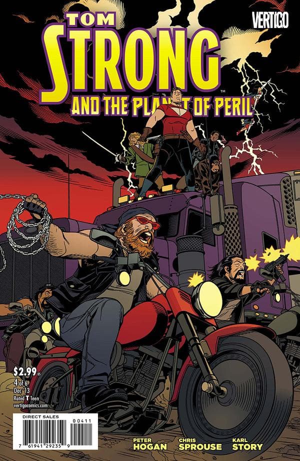 Tom Strong and the Planet of Peril #4 cover