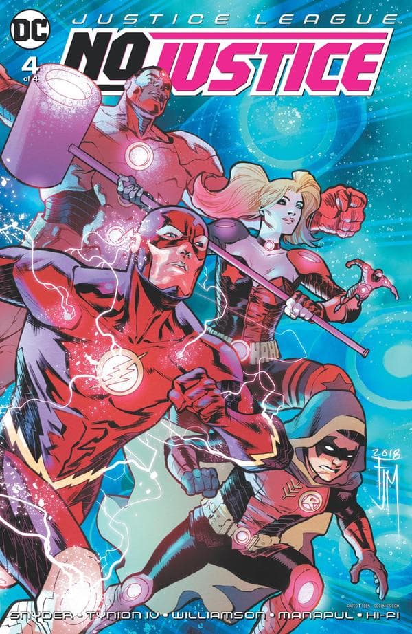 Justice League: No Justice #4 cover