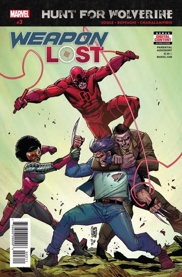 Hunt For Wolverine: Weapon Lost #3 cover