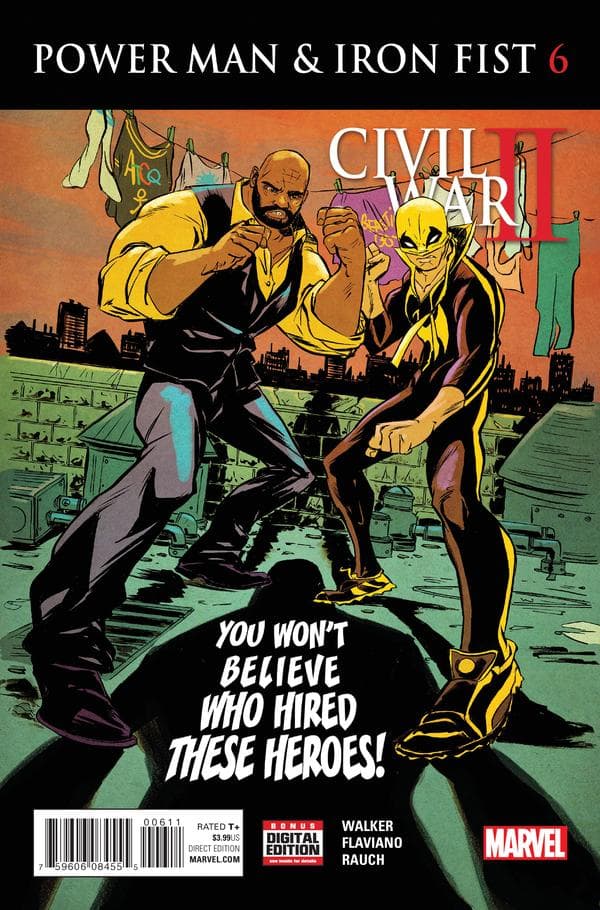 Power Man and Iron Fist #6 cover