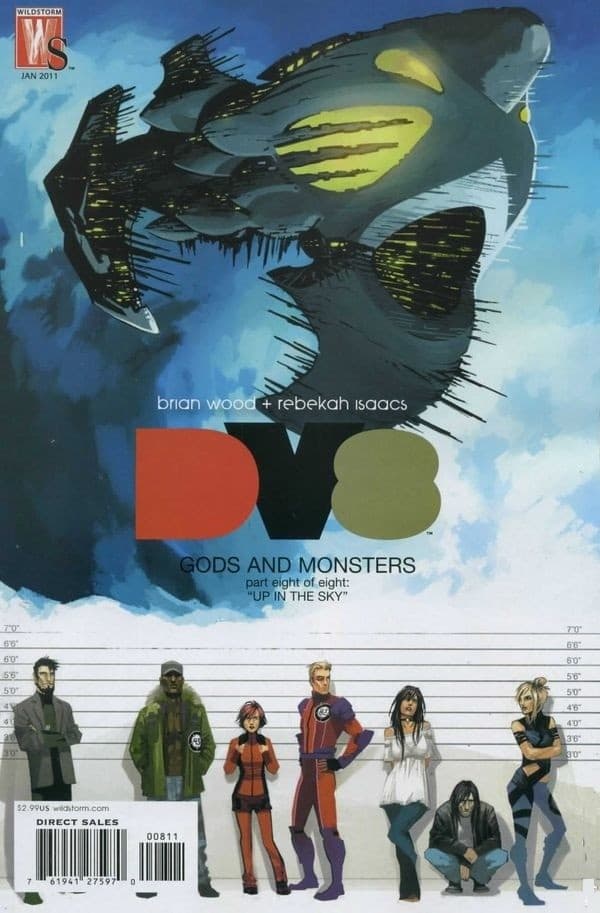 DV8: Gods and Monsters #8 cover