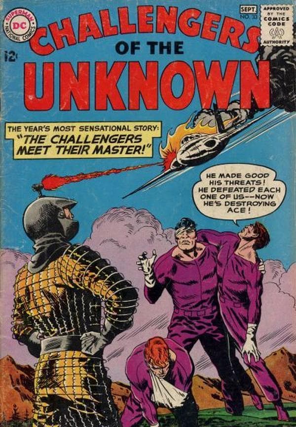 Challengers of the Unknown #33 cover