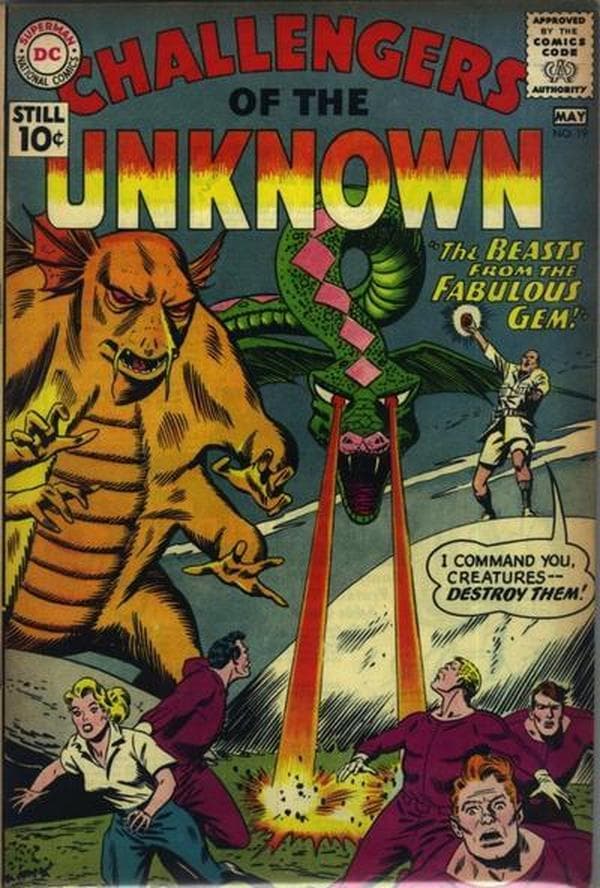 Challengers of the Unknown #19 cover