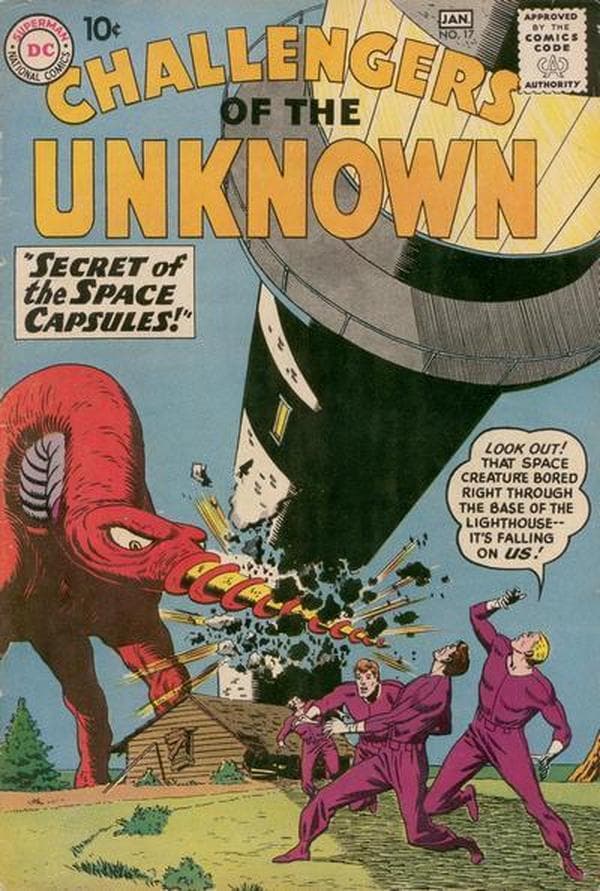 Challengers of the Unknown #17 cover