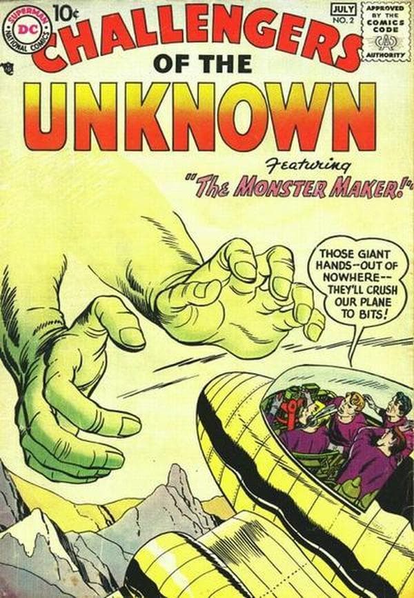 Challengers of the Unknown #2 cover