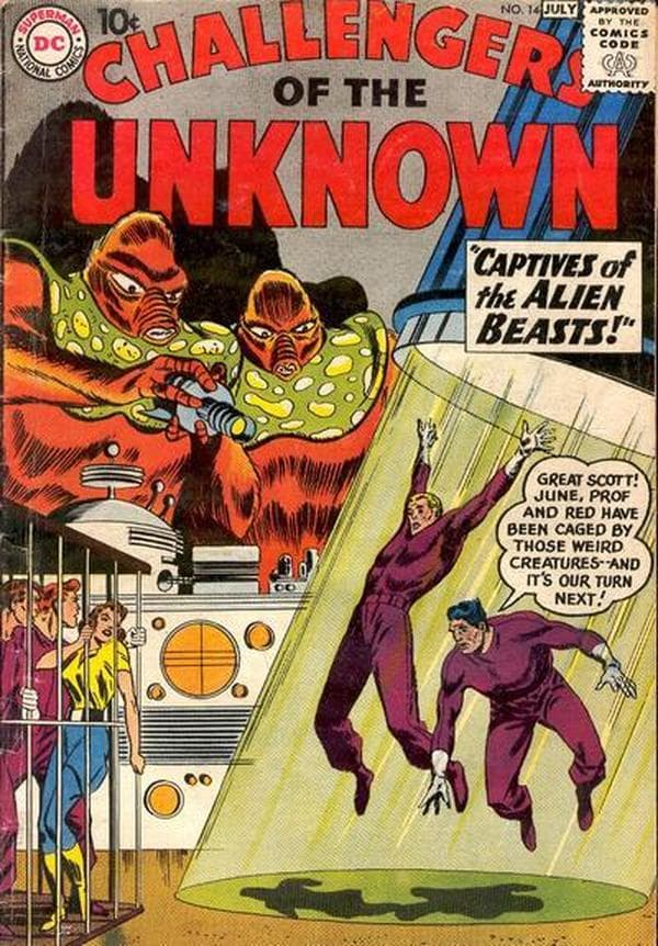 Challengers of the Unknown #14 cover
