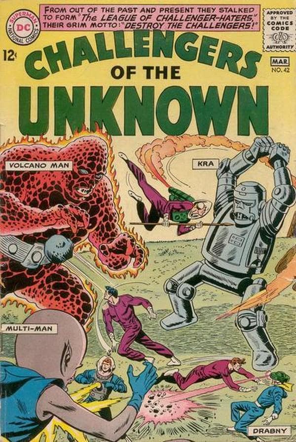 Challengers of the Unknown #42 cover