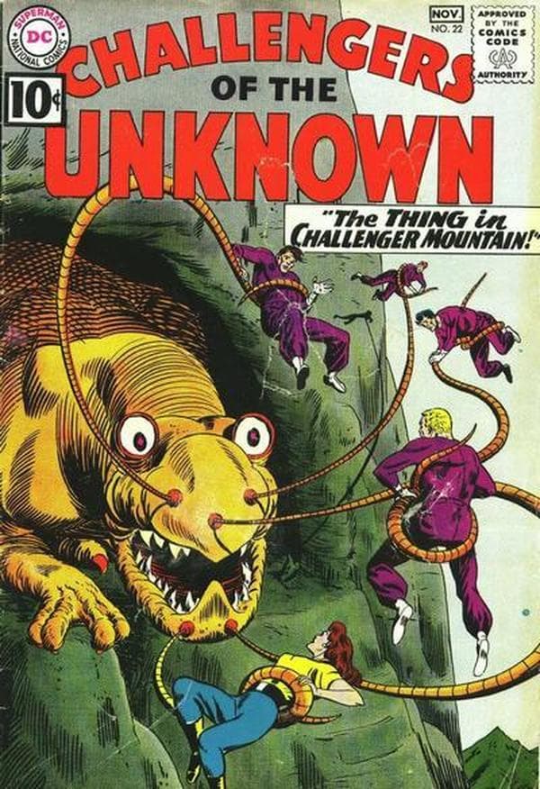 Challengers of the Unknown #22 cover