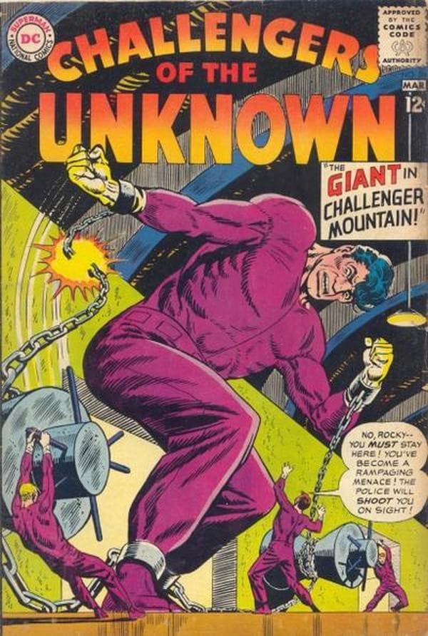Challengers of the Unknown #36 cover