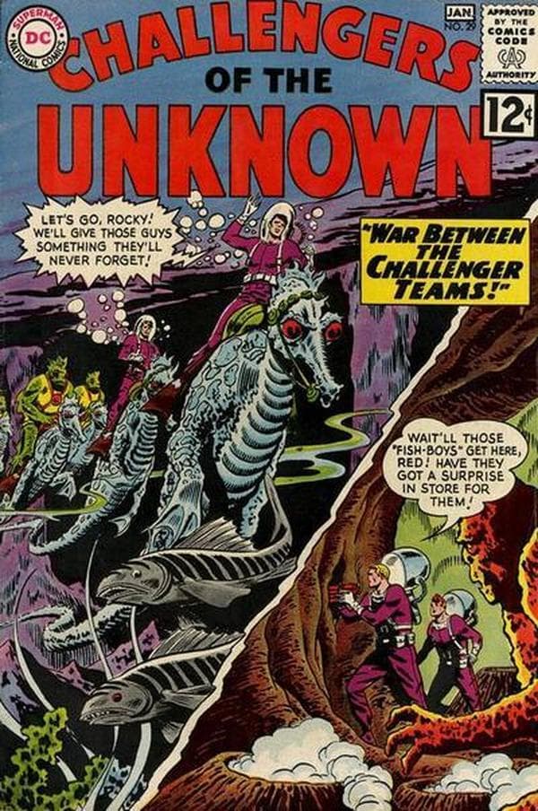 Challengers of the Unknown #29 cover