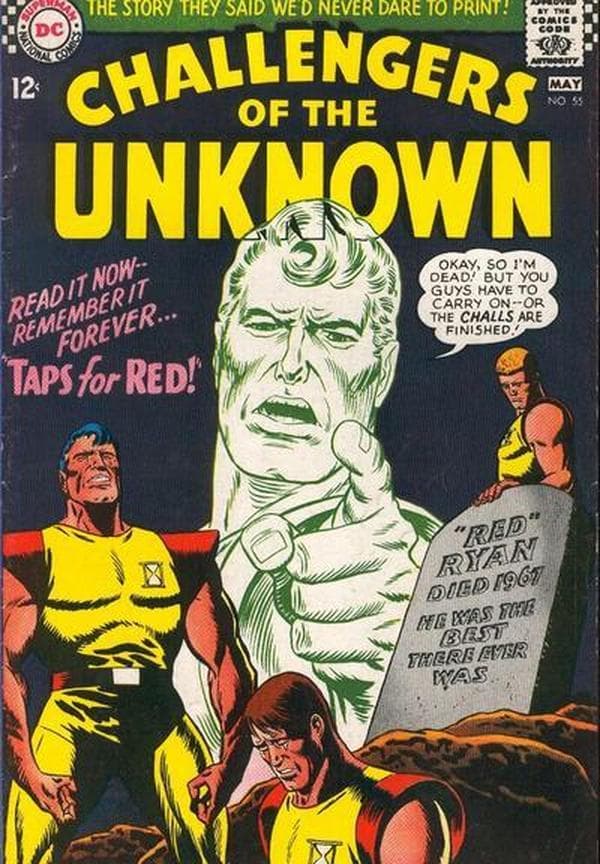 Challengers of the Unknown #55 cover