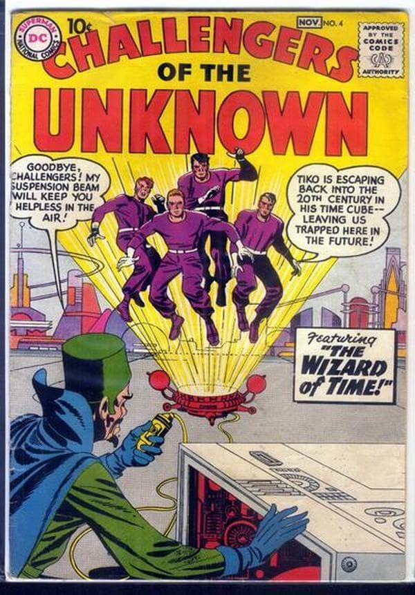 Challengers of the Unknown #4 cover