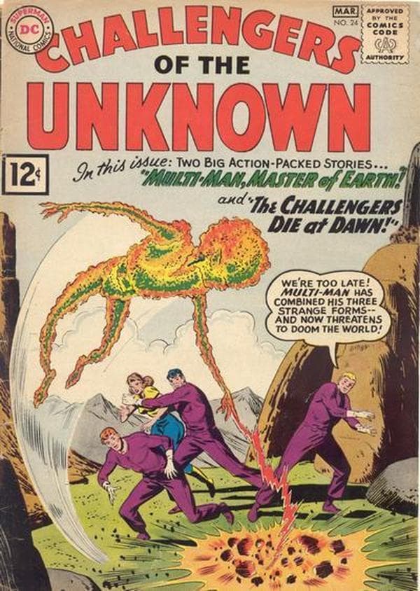 Challengers of the Unknown #24 cover