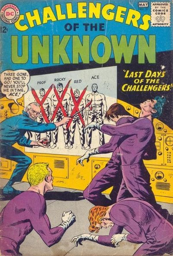 Challengers of the Unknown #37 cover