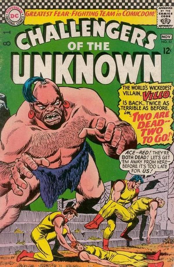 Challengers of the Unknown #52 cover