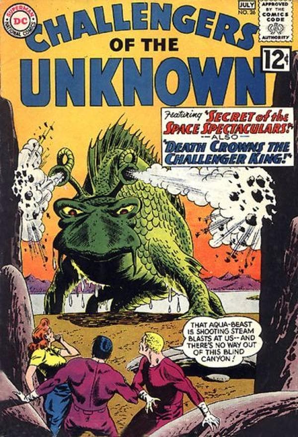 Challengers of the Unknown #26 cover
