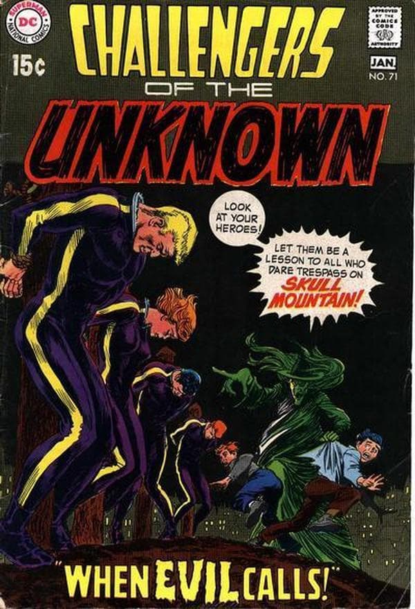 Challengers of the Unknown #71 cover