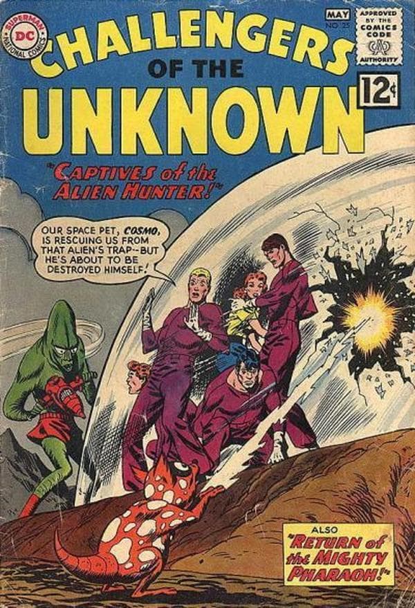 Challengers of the Unknown #25 cover
