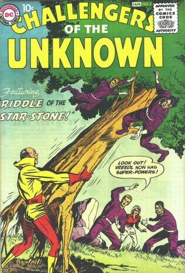 Challengers of the Unknown #5 cover
